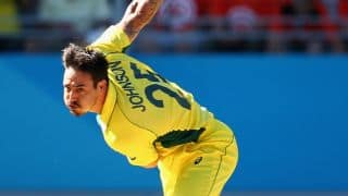 Australia vs Sri Lanka ICC Cricket World Cup 2015, Pool A Match 32 at Sydney: Mitchell Johnson dismisses Lahiru Thirimanne